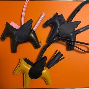 Lambskin Pegasus Horse Bag Charm